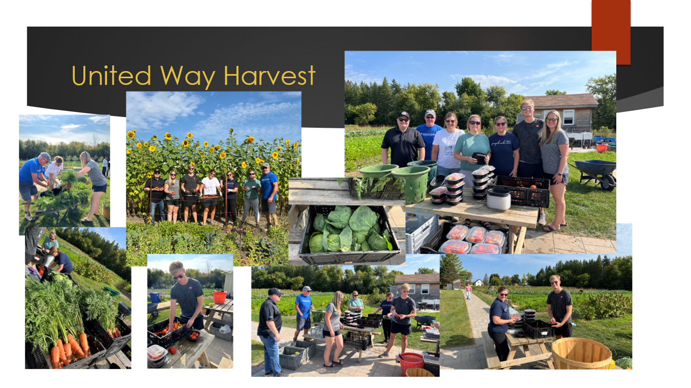 United Way Fall Harvest 2024 Our team was happy to participate in the fall harvest for the United Way at Edwin Binney's Community Farm & Education Centre!